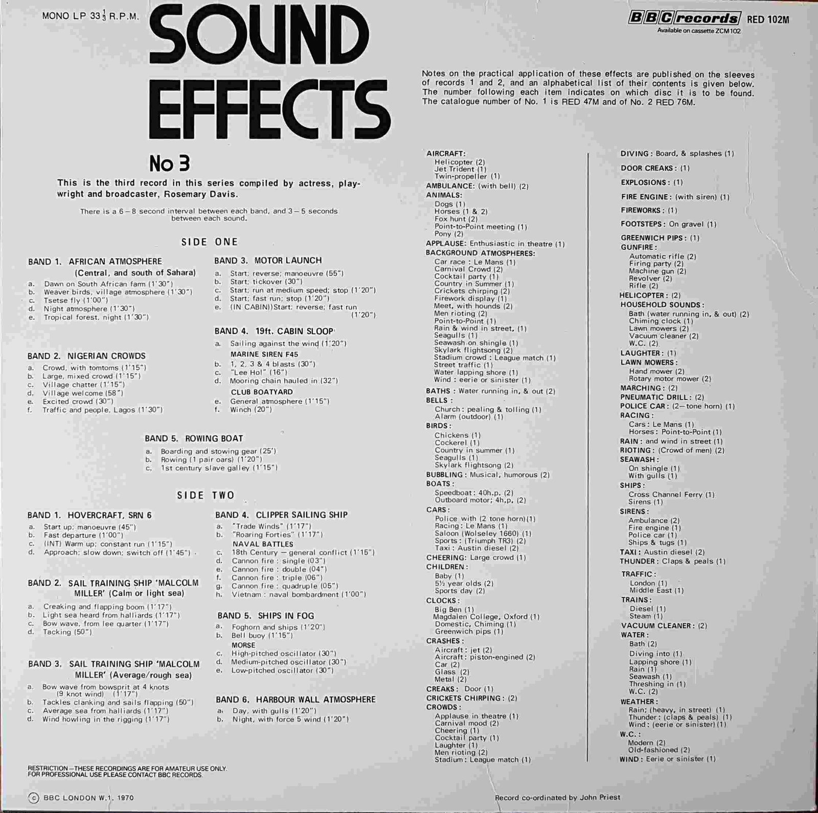 Back cover of RED 102